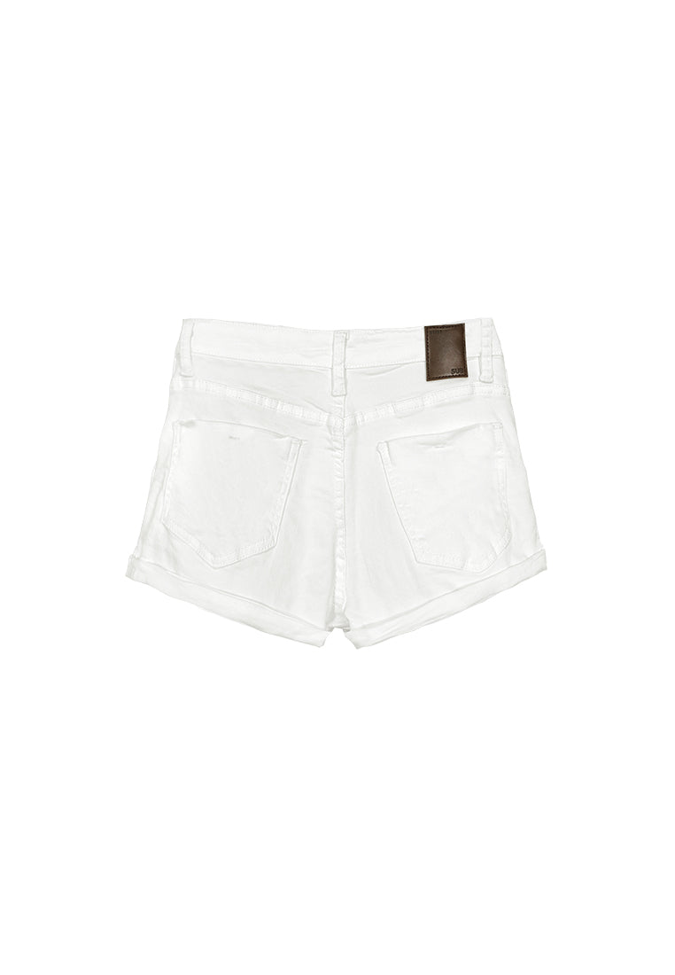 White best sale short jeans