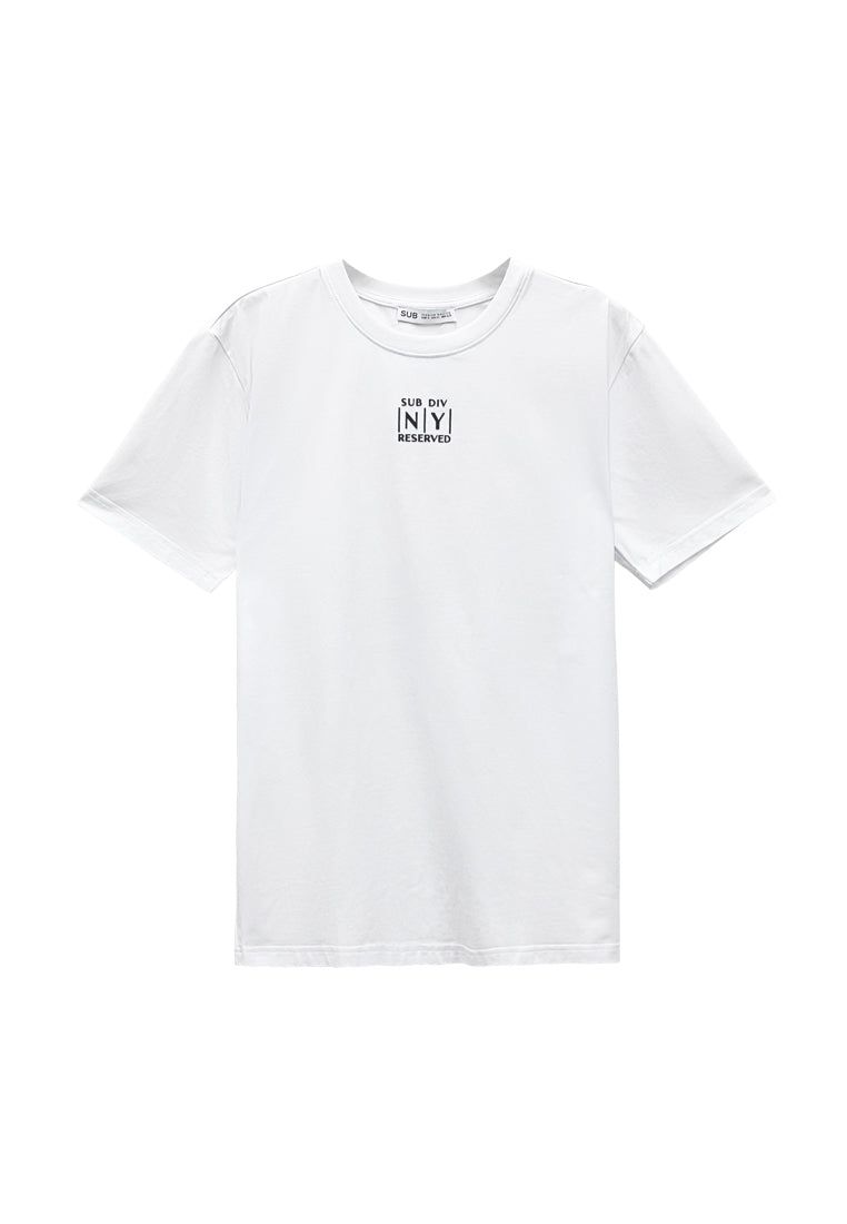 Men Short-Sleeve Graphic Tee - White - M3M829