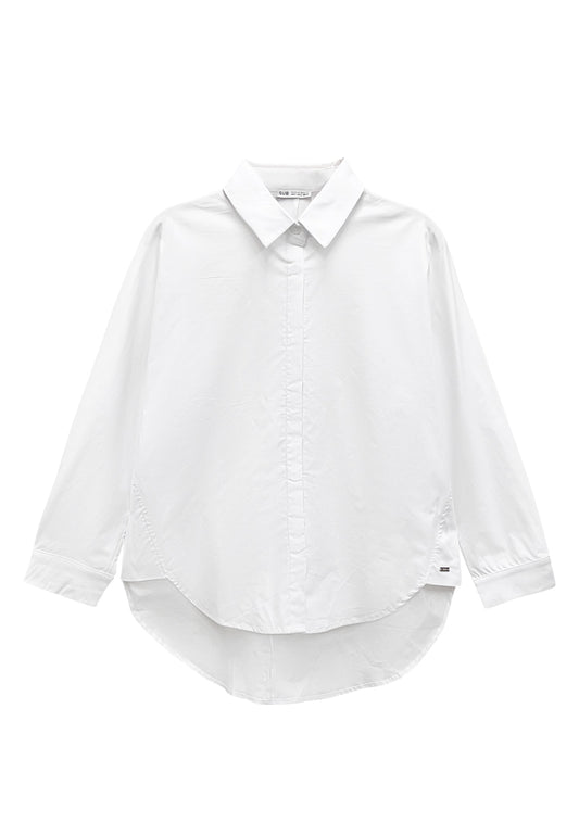 Women Long-Sleeve Shirt - White - M2W335-1