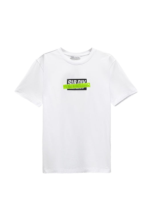 Men Short-Sleeve Graphic Tee - White - M3M826