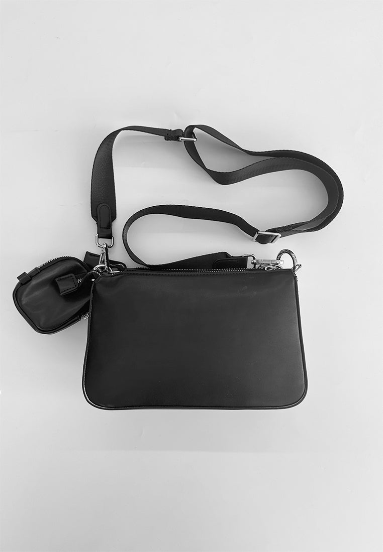 SUB DIVISION Sling Bag - Black - 310001