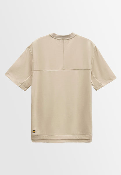 Men Short-Sleeve Fashion Tee - Light Khaki - M3M820