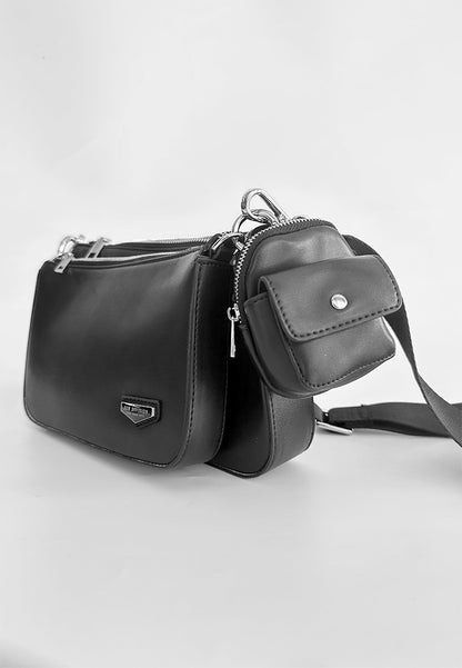 SUB DIVISION Sling Bag - Black - 310001