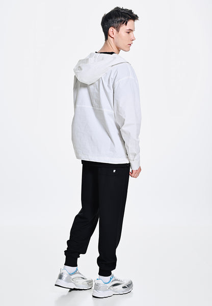 Men Oversized Hoodies Jacket - White - 410085