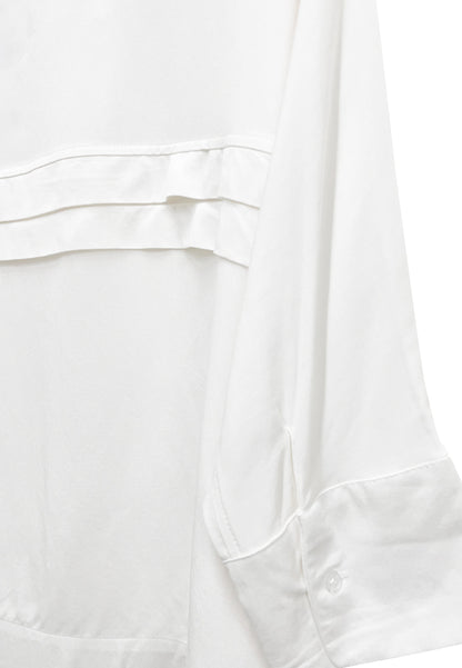 Women Oversized Blouse - White - S3W645