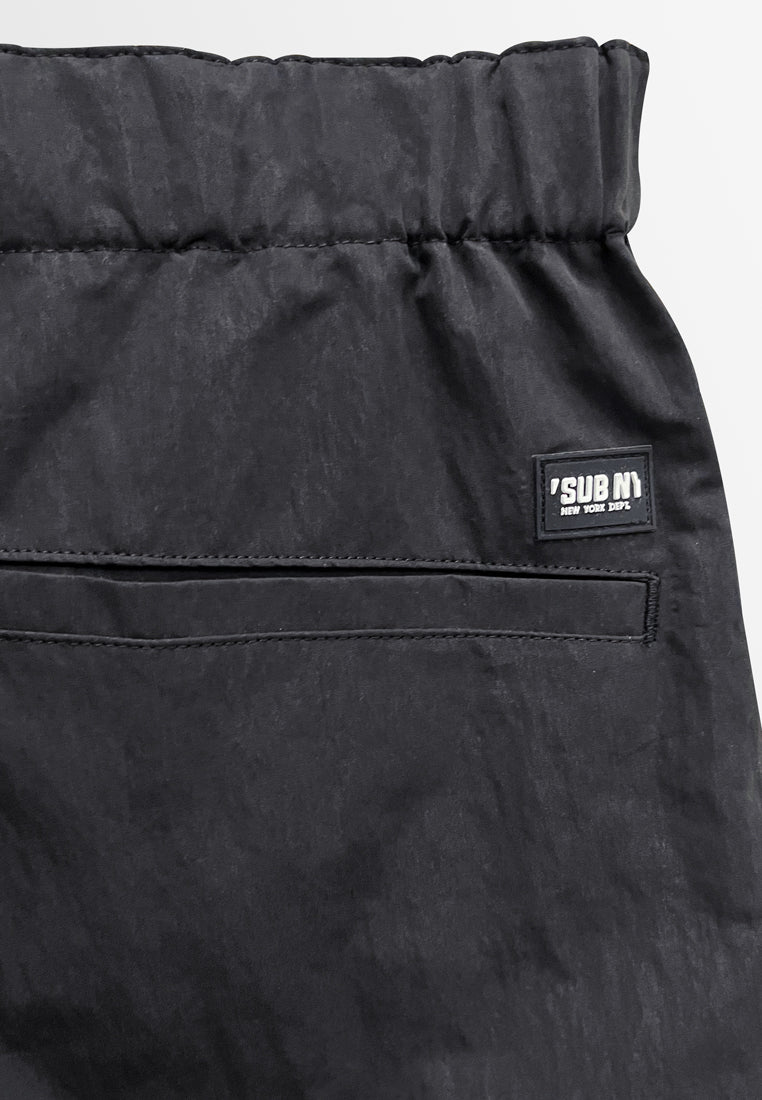 Men Cargo Short Pants - Black - S3M749