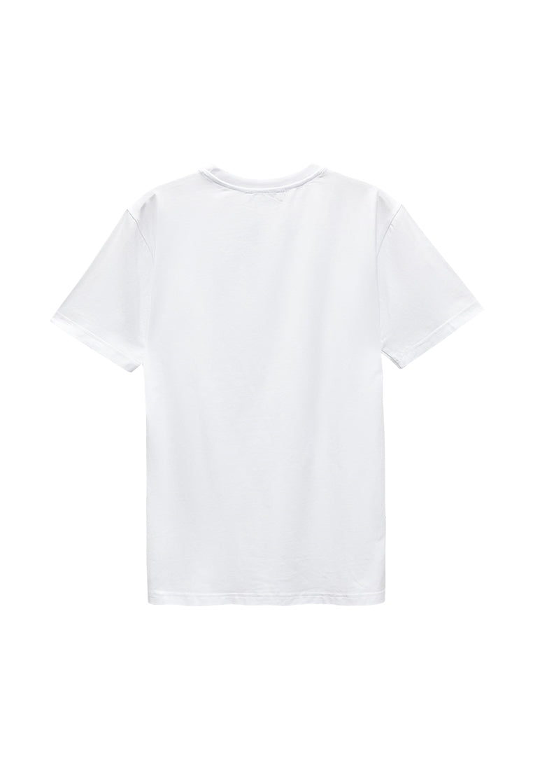 Men Short-Sleeve Graphic Tee - White - M3M829