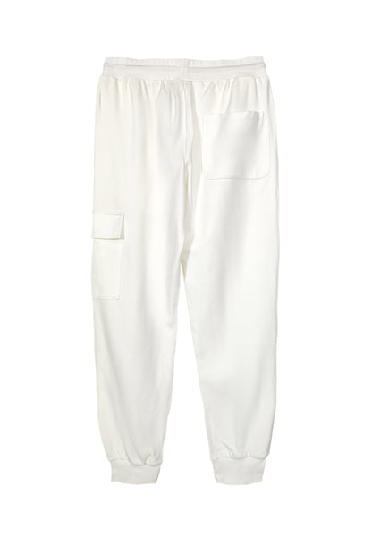 Men Long Jogger - White - M3M859