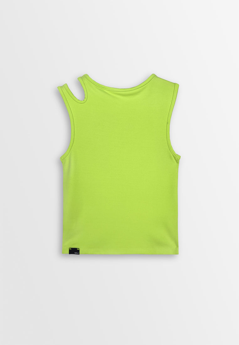 Women Sleeveless Top - Yellow - 410283