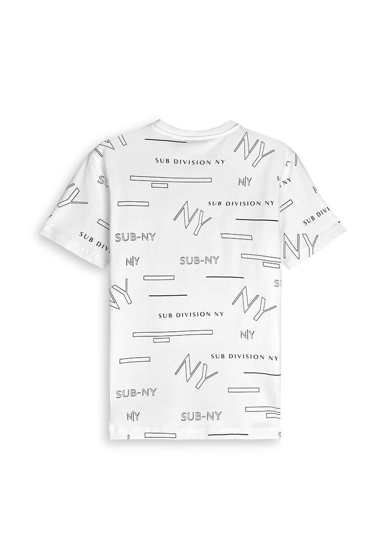 Men Short-Sleeve Graphic Tee - White - 410350