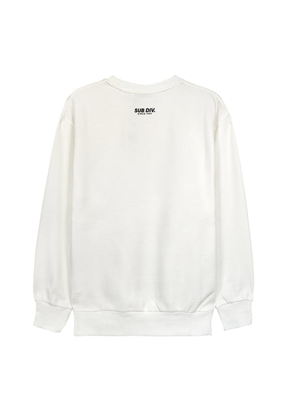 Men Long-Sleeve Sweatshirt - White - 410010