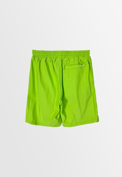 Men Nylon Short Jogger - Neon Green - H2M723