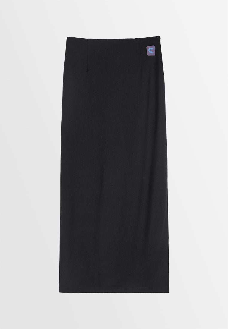 Women Long Skirt - Black - 410007