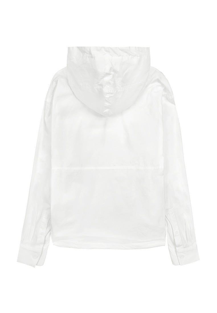 Men Oversized Hoodies Jacket - White - 410085