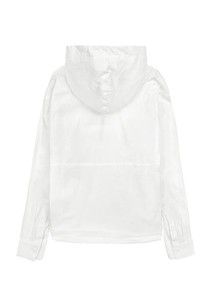 Men Oversized Hoodies Jacket - White - 410085