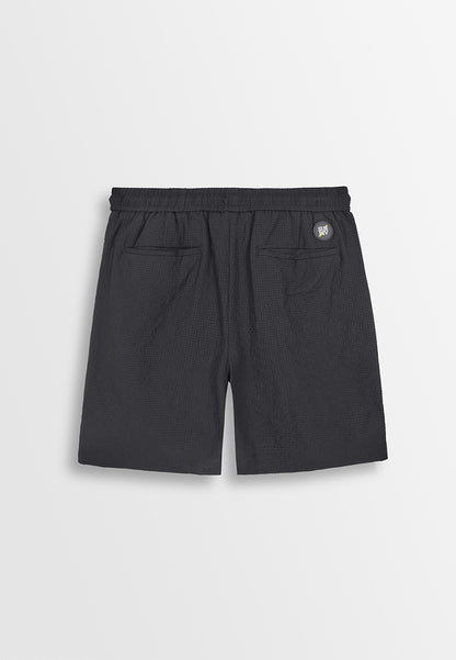 Men Woven Short Jogger - Black - 310120