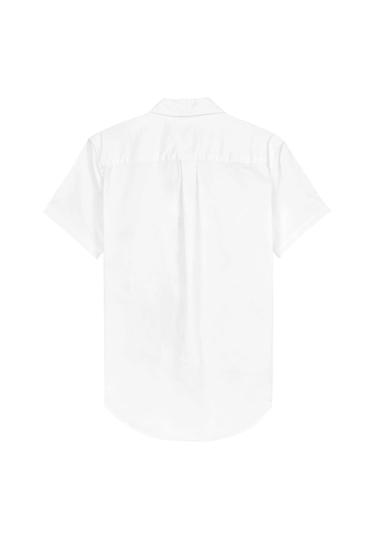 Men Short-Sleeve Shirt - White - 310204