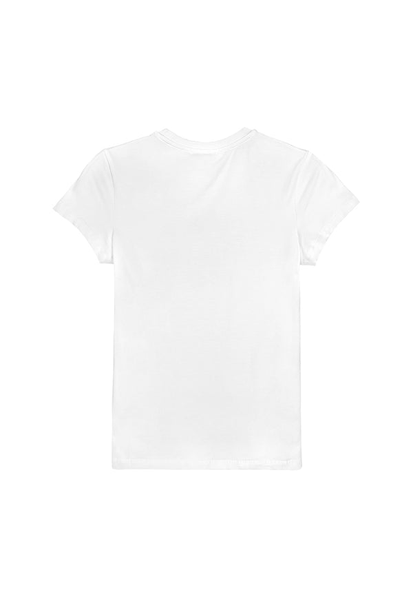 Women Short-Sleeve Graphic Tee - White - 410118