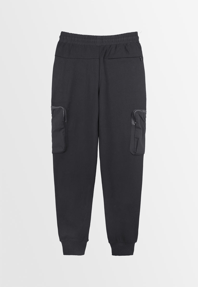 Men Long Jogger - Black - 310167