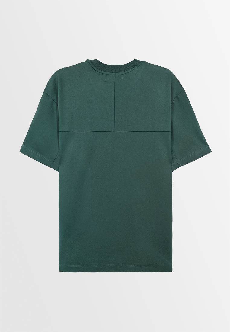 Men Short-Sleeve Fashion Tee - Dark Green - F3M972