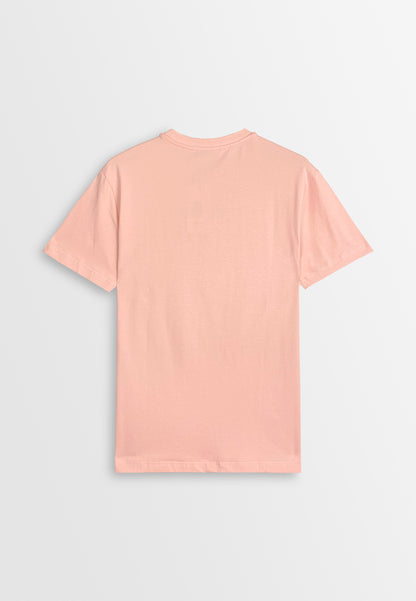 Men Short-Sleeve Graphic Tee - Pink - 410399