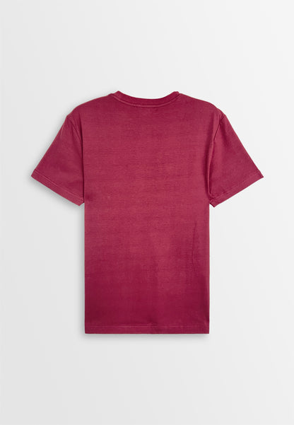 Men Short-Sleeve Graphic Tee - Maroon - 410388