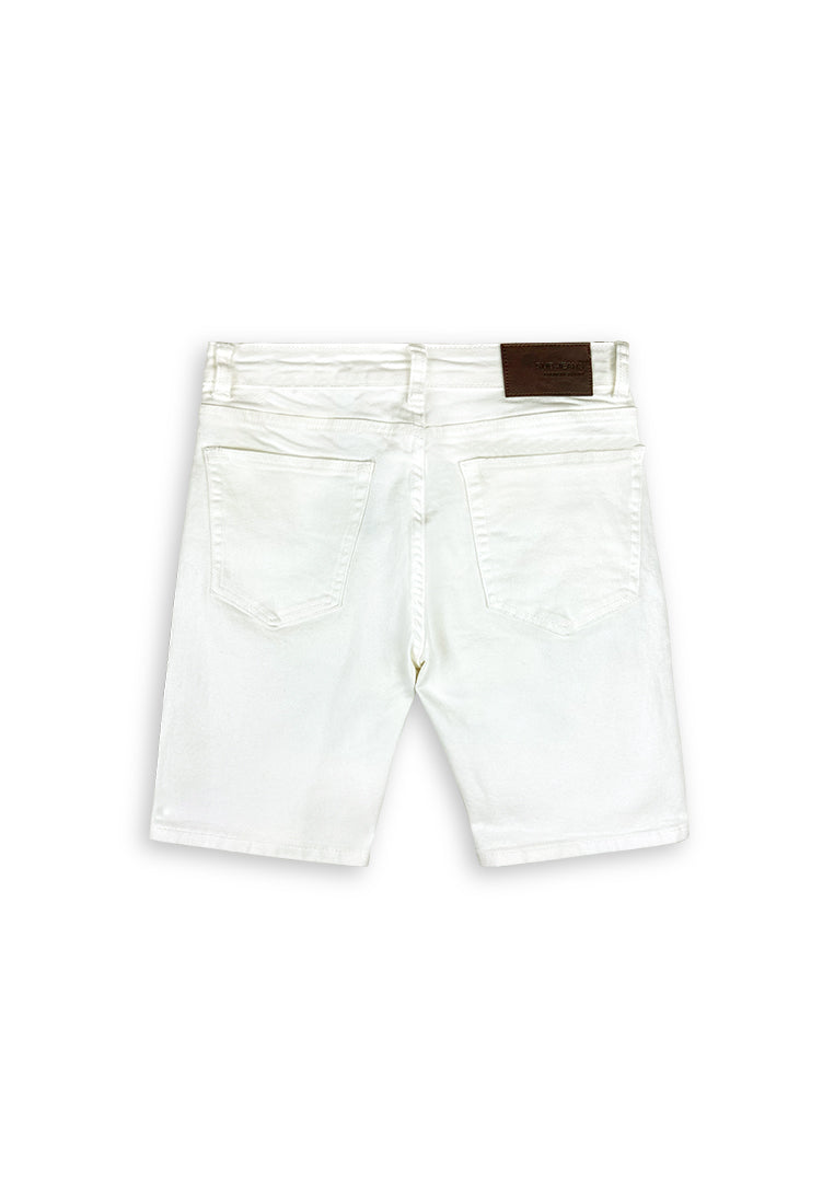 Men Short Jeans - White - 410428