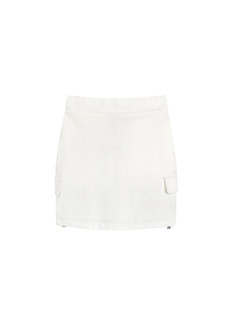 Women Short Skirt - White - 410014