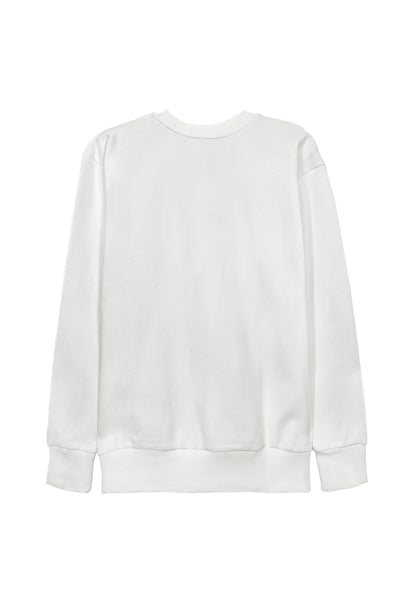 Men Long-Sleeve Sweatshirt - White - M3M885