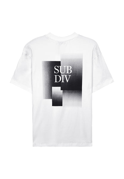 Men Oversized T-Shirt Short Sleeve - White - 310032