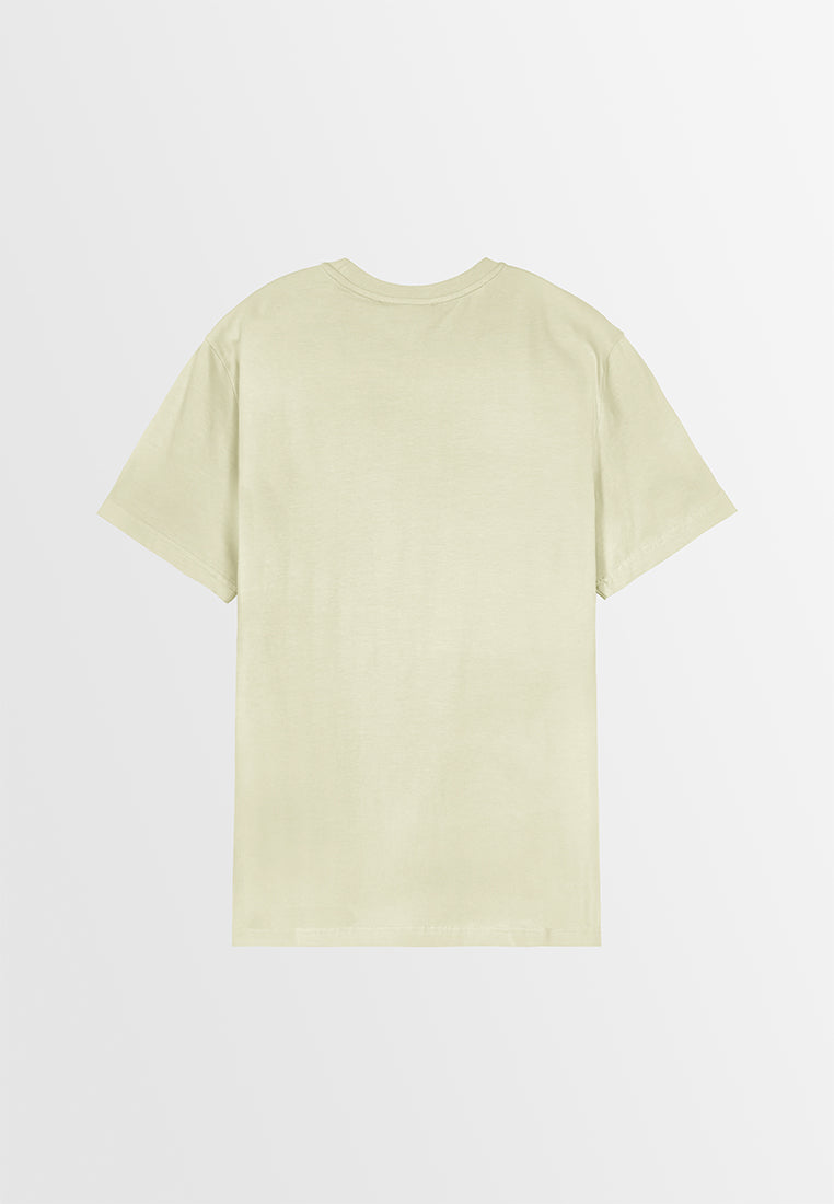 Men Short-Sleeve Basic Tee - Khaki - 410261