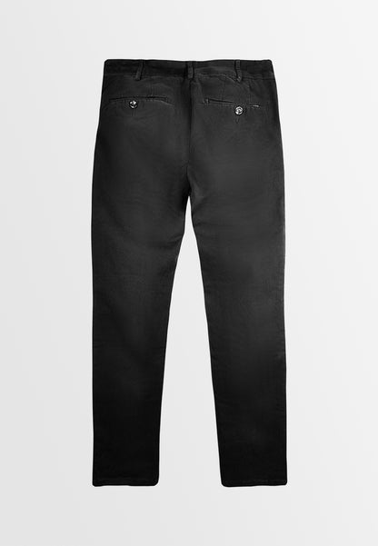 Men Slim Fit Long Pants - Black - S3M602