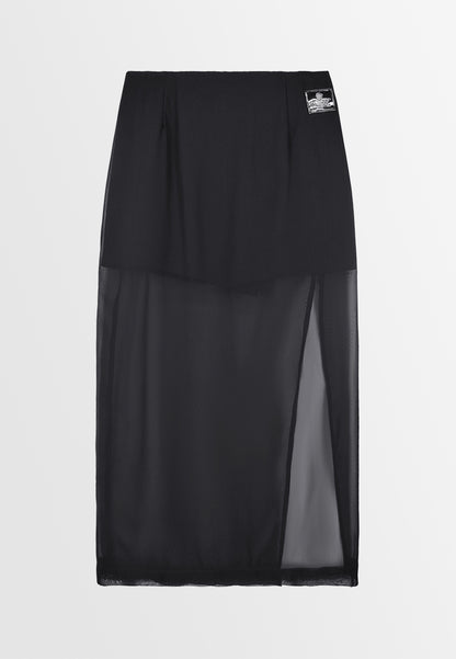 Women Long Skirt - Black - 410089