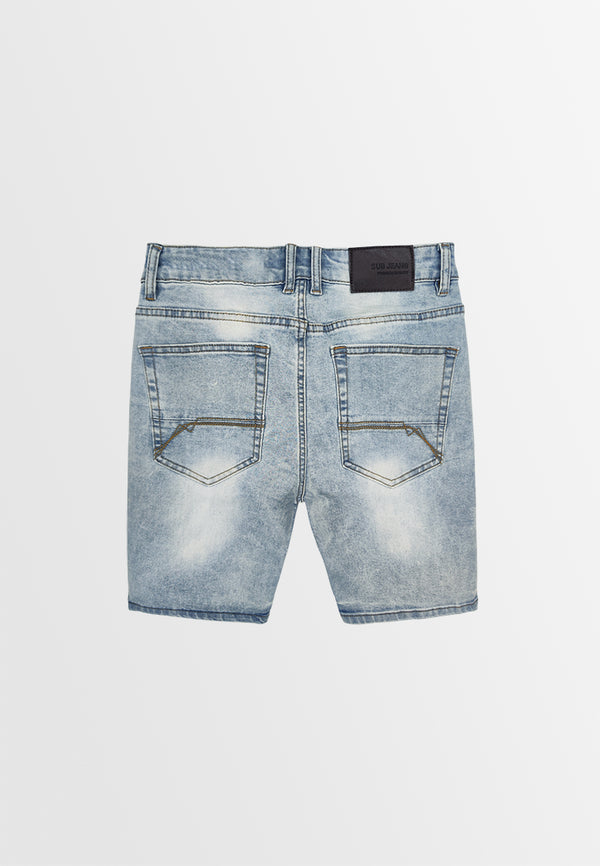 Men Short Jeans - Light Blue - 410063