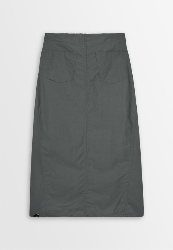 Women Long Skirt - Dark Grey - 410294