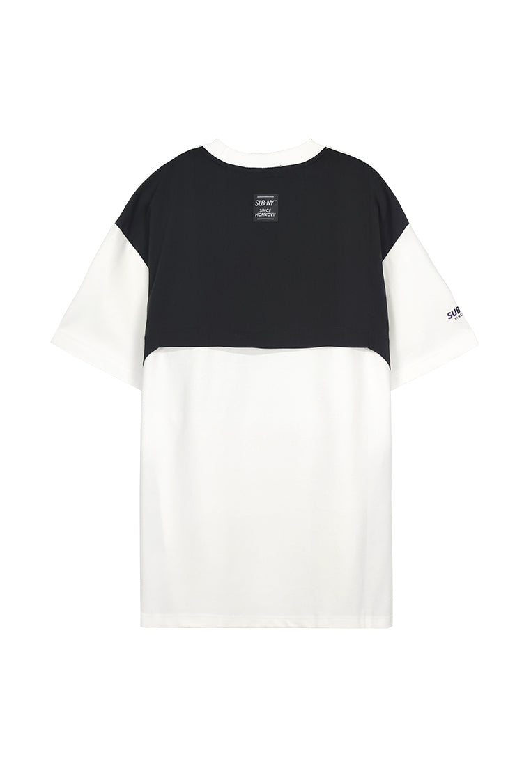 Men Oversized Short-Sleeve Fashion Tee - White - 310174