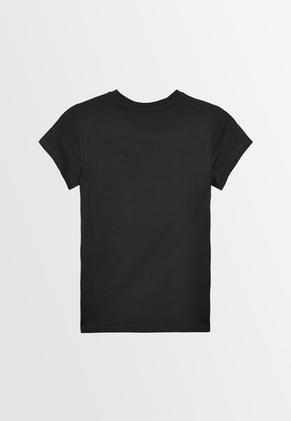 Women Short-Sleeve Graphic Tee - Black - M3W697