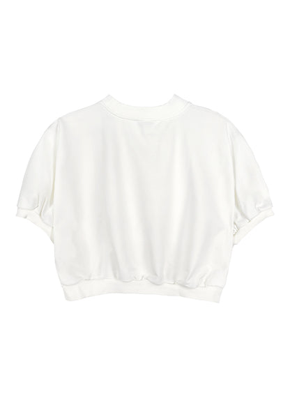 Women Short-Sleeve Fashion Tee - White - 310068