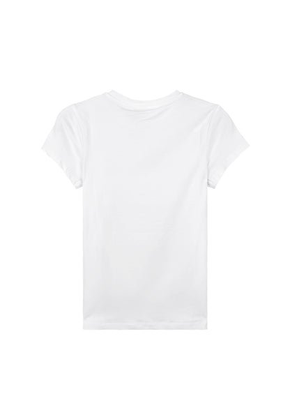 Women Short-Sleeve Graphic Tee - White - F3W853