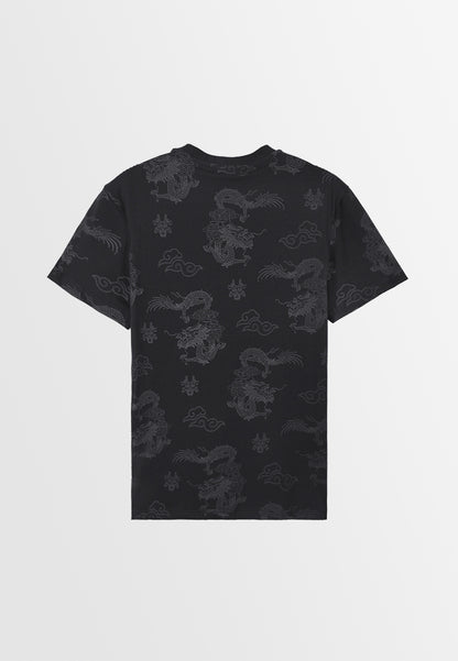 Men Short-Sleeve Graphic Tee - Black - 410031