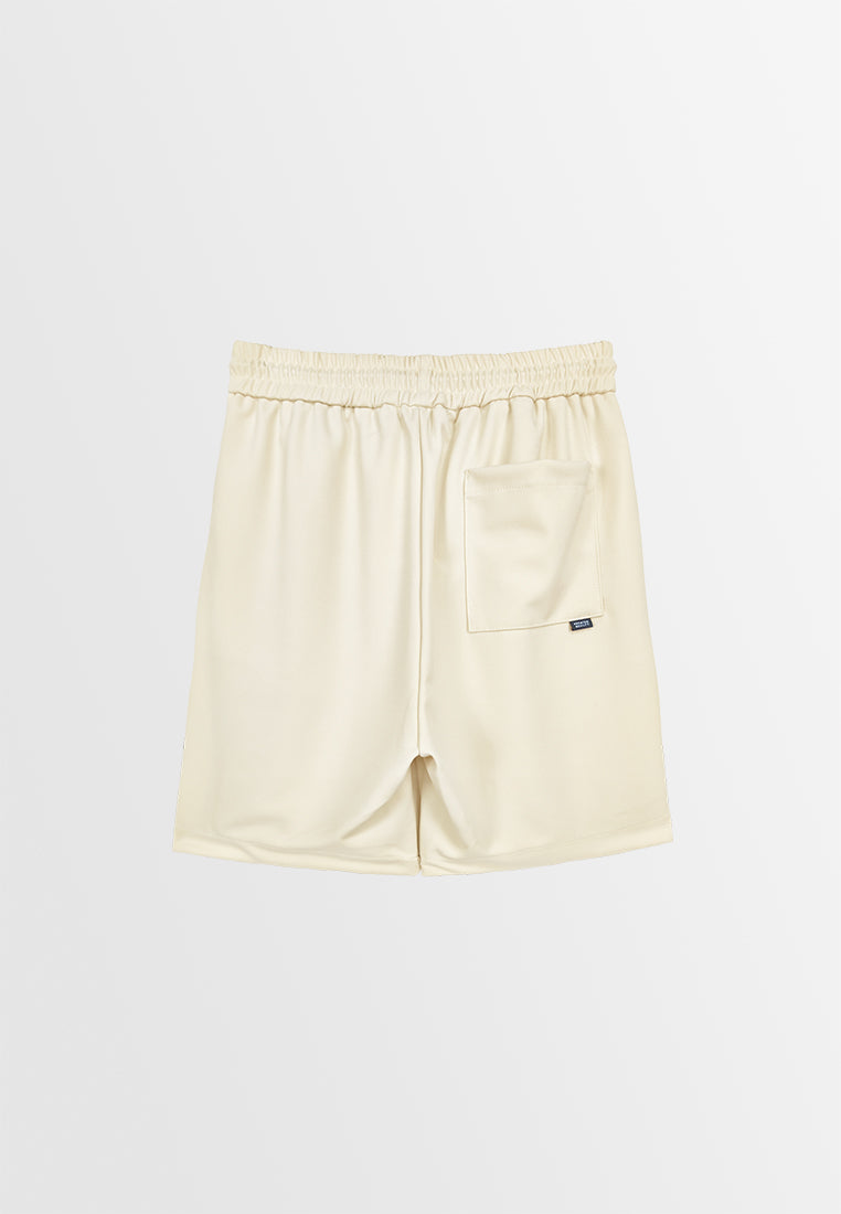 Men Knit Short Jogger - Light Khaki - 410082