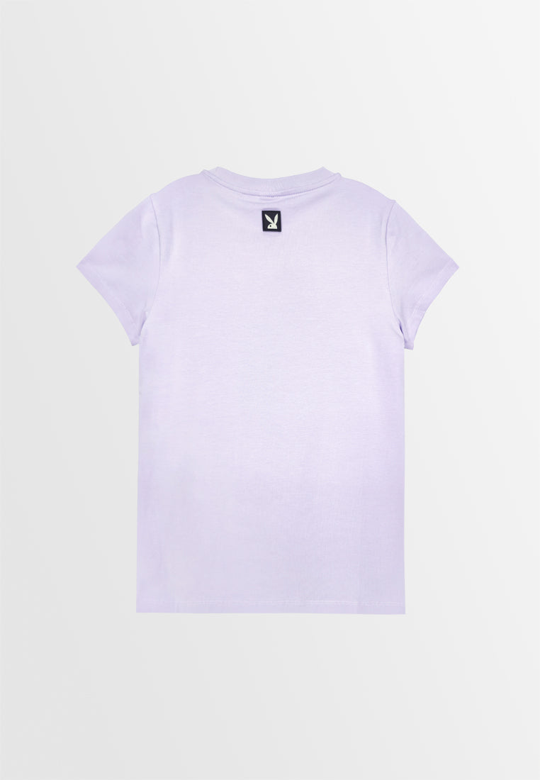 Playboy x SUB Women Short-Sleeve Graphic Tee - Purple - 410100