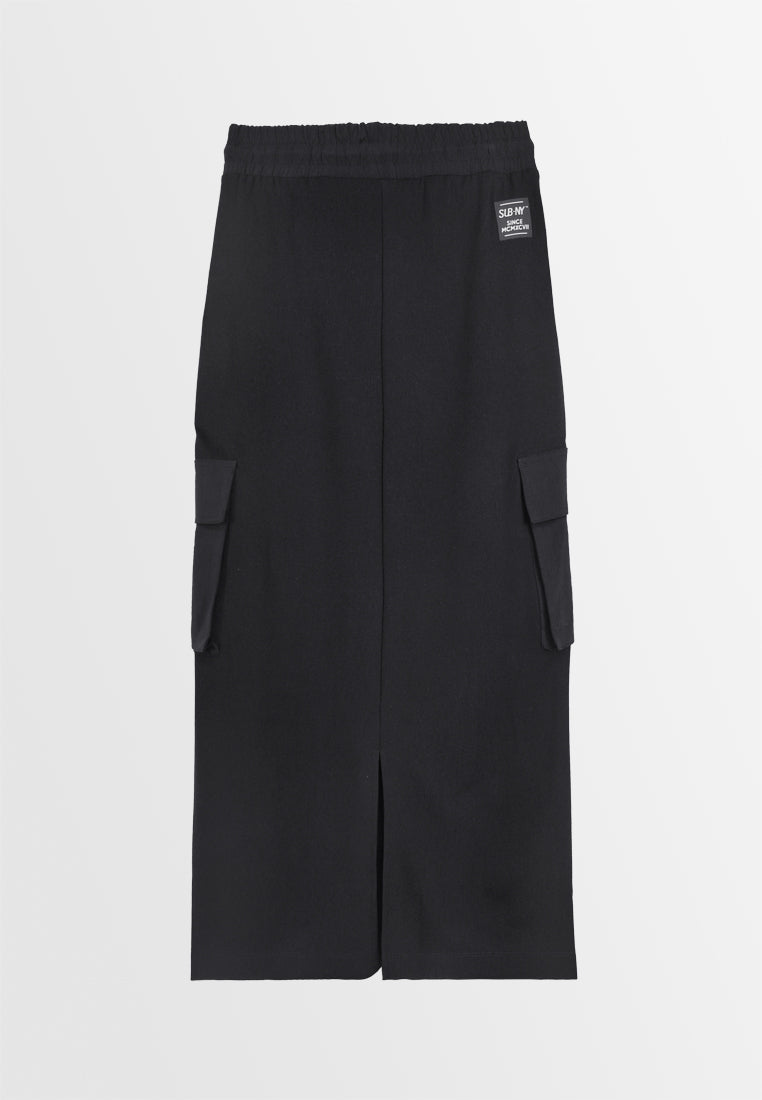 Women Long Skirt - Black - 310210