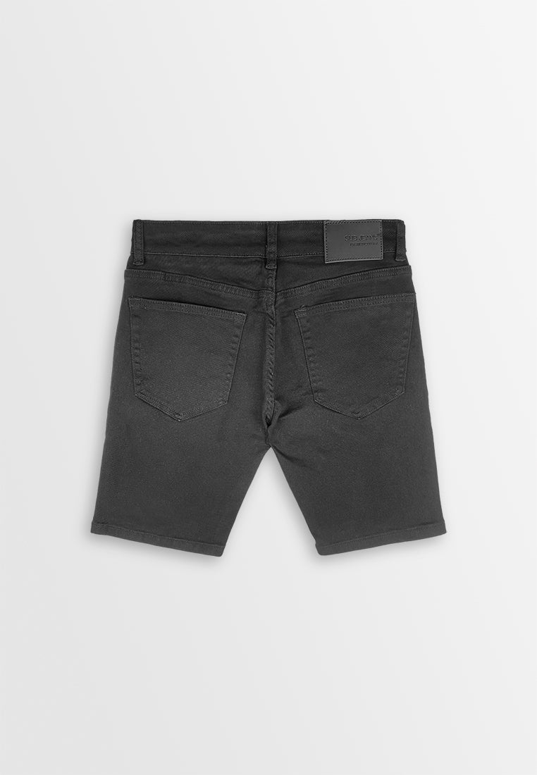 Men Short Jeans - Black - 410427