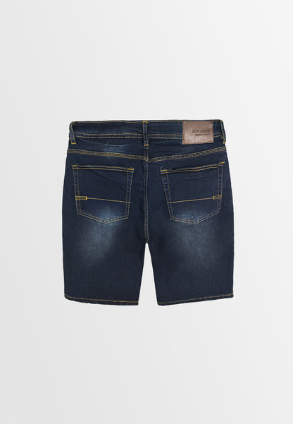 Men Short Jeans - Dark Blue - 310213