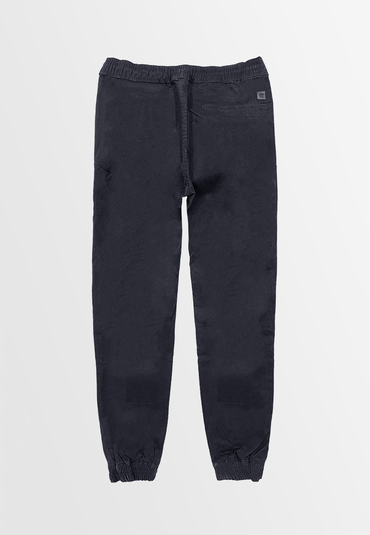 Men Long Pants Jogger - Black - S3M574