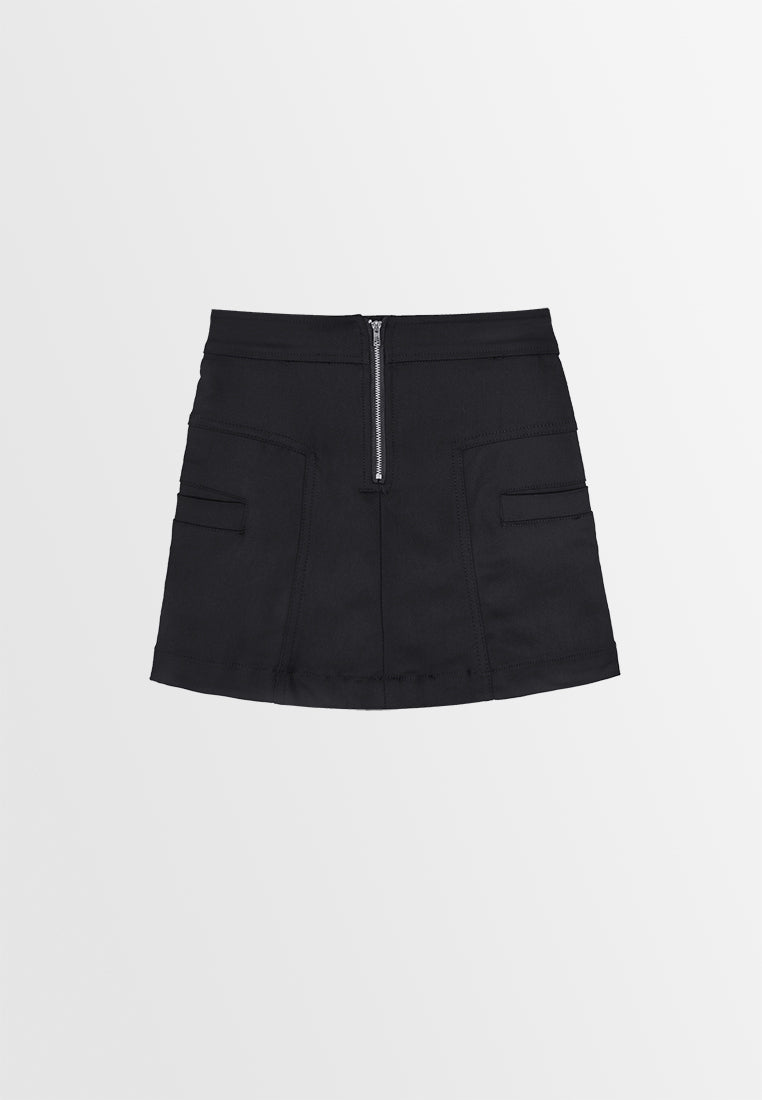 Women Skort - Black - 310215