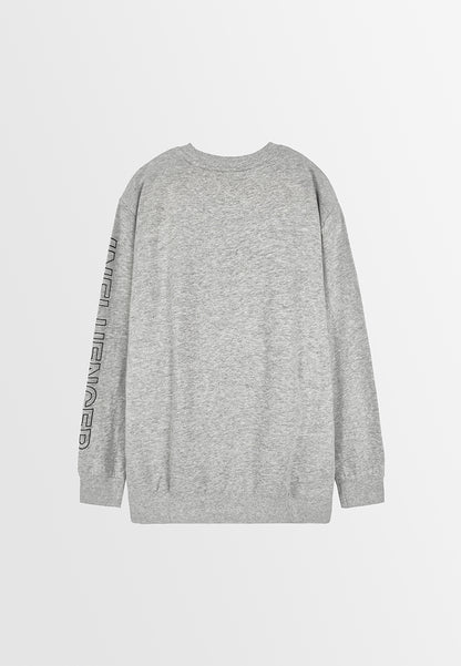 Men Long-Sleeve Sweatshirt - Grey - H0M508