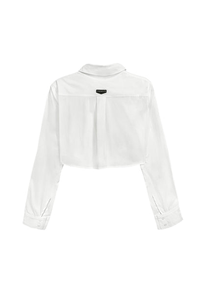 Women Long-Sleeve Shirt - White - M3W800