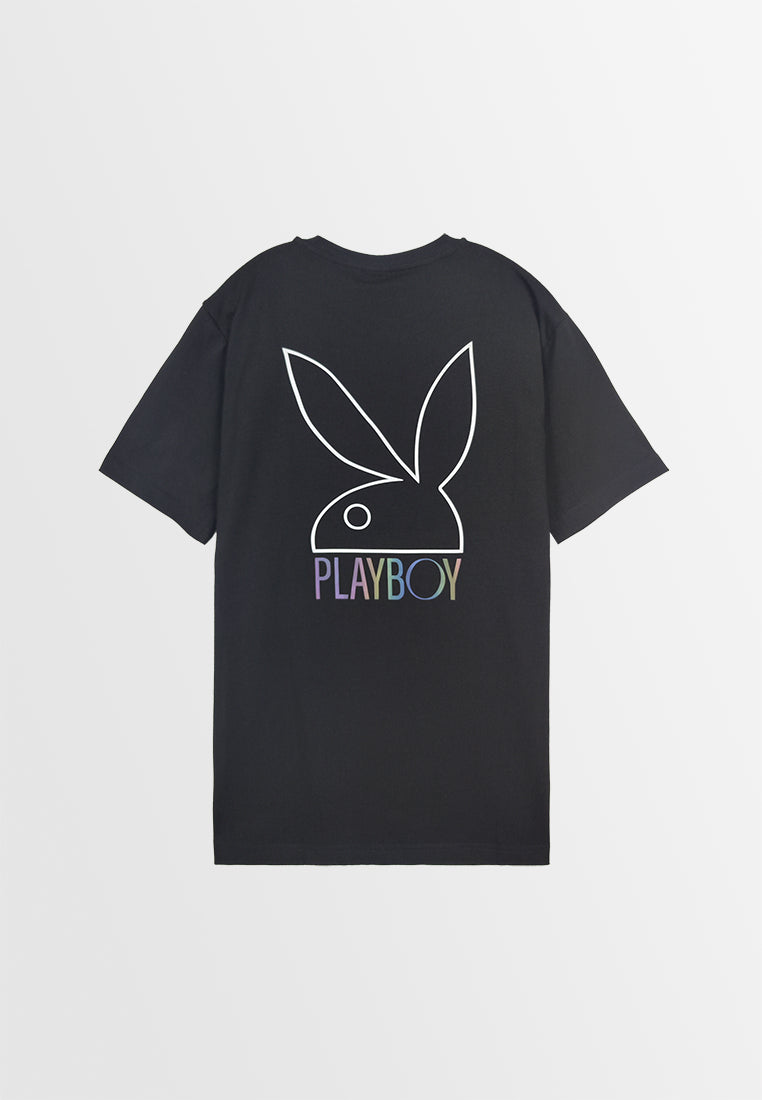 Playboy x SUB Men Short-Sleeve Graphic Tee - Black - 410164